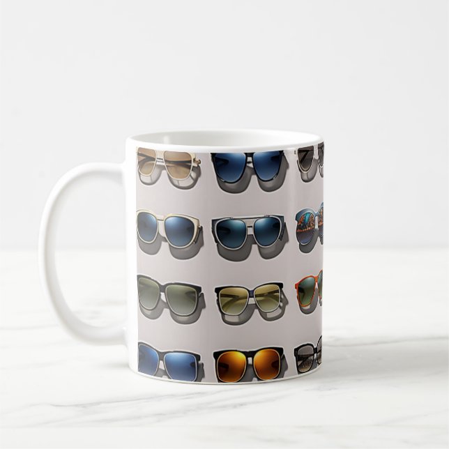 Köksaccessoarpresent med solglasögon-tema kaffemugg (Vänster)