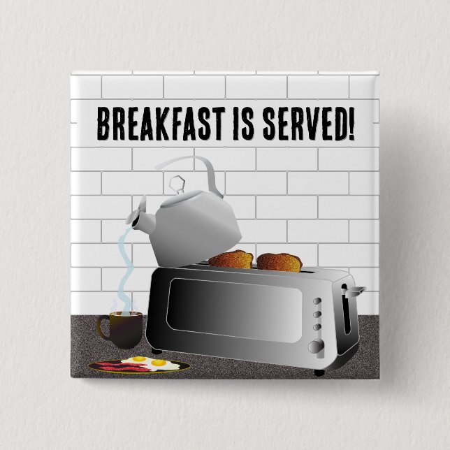 Köksapparater Frukost Roligt Knapp (Framsida)