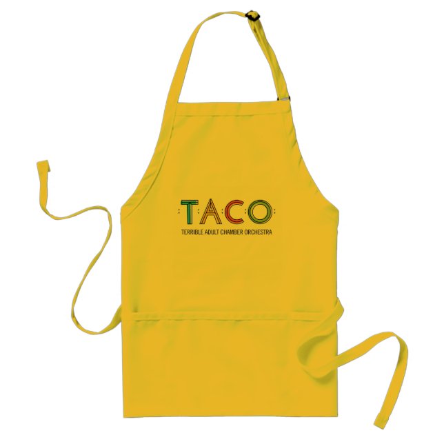 Köksapron för TACO-musiker som kärlek ska laga mat Förkläde (Framsidan)