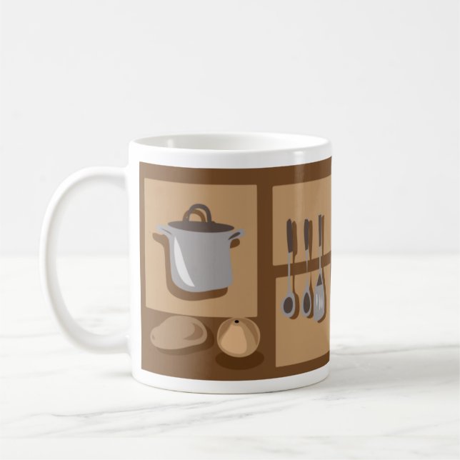 köksartiklar och mat kaffemugg (Vänster)
