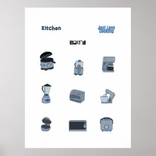 Köksartiklar Poster