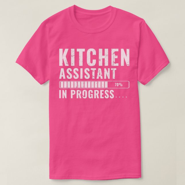 Köksassistent i Utbildning i framtida program T Shirt (Design framsida)