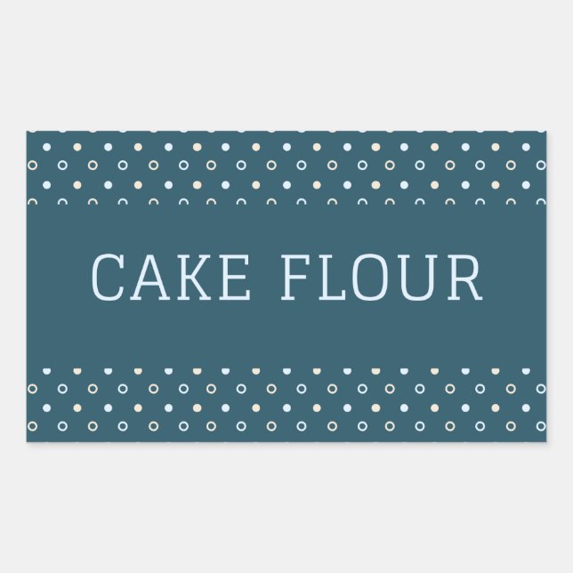 Köksbehållarens etikett för mjölbehållare (Framsida)