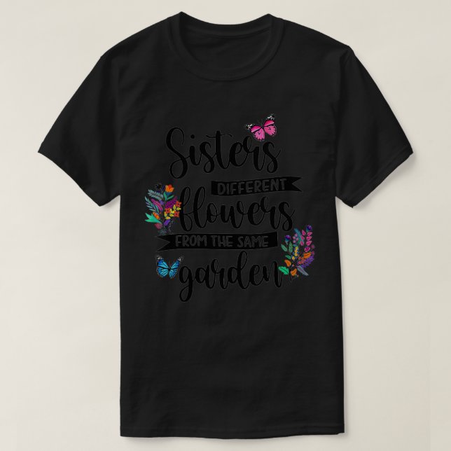 Köksblommor från samma trädgård t shirt (Design framsida)