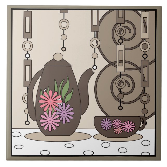 Köksbricka Kakelplatta (Framsidan)