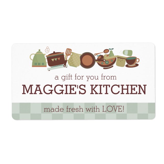 Köksburkar för matlagning catering kock fraktsedel (Framsidan)