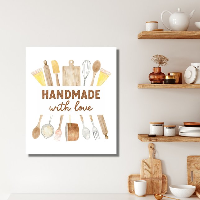 Köksburkdiskutensils Canvastryck (In situ)