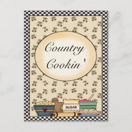 Kökscertifikat för land vykort