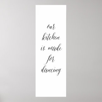 Köksdaningsskylt 1 poster