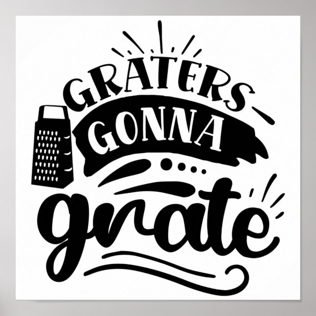 Köksdeka, gift för kock, kökskonst poster (Framsidan)