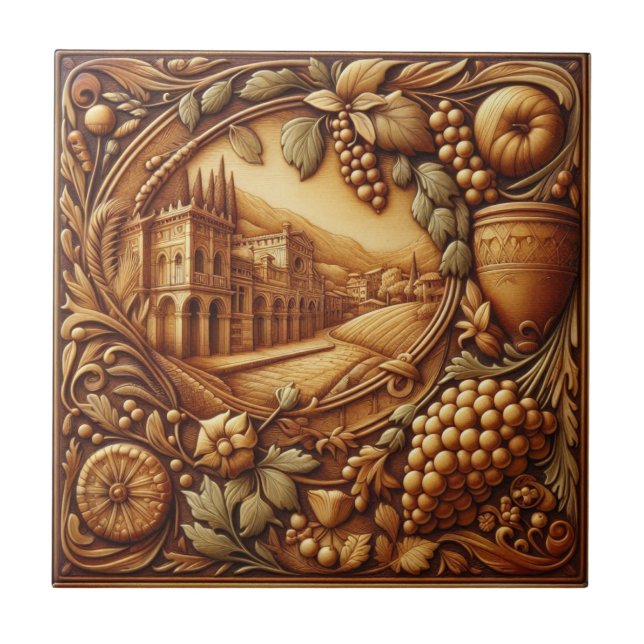 Köksdekorfärg Tile Tuscan Färg 01 5000X Kakelplatta (Framsidan)