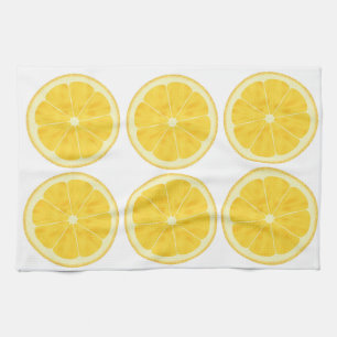 Köksduk - Citron skiva Kökshandduk