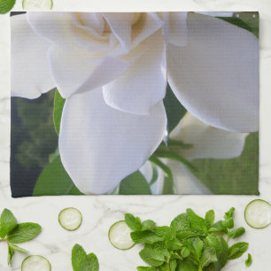 Köksduk - naturligt Gorgous Gardenia Kökshandduk
