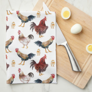 Köksdukar för Chicken Mönster Kökshandduk
