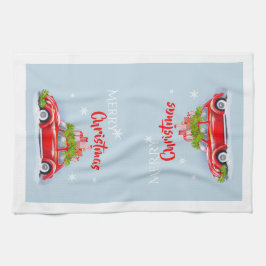 Köksdukar för God jul. Kökshandduk