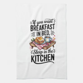 Köksdukar Funny Quote Kitchen Towel Kökshandduk