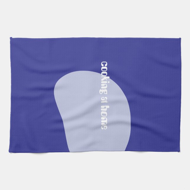 Köksdukar med blå sval-neutral design kökshandduk (Horisontell)