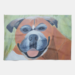 Köksdukar med boxerhund kökshandduk