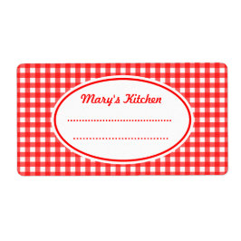 Köksetiketter för Retro Fraktsedel