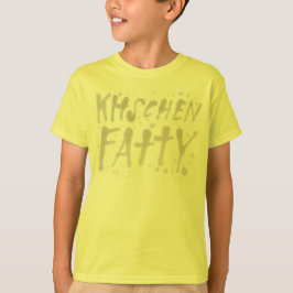 Köksfet Fet Smutsig Logotyp Barn T-Shirt Gul