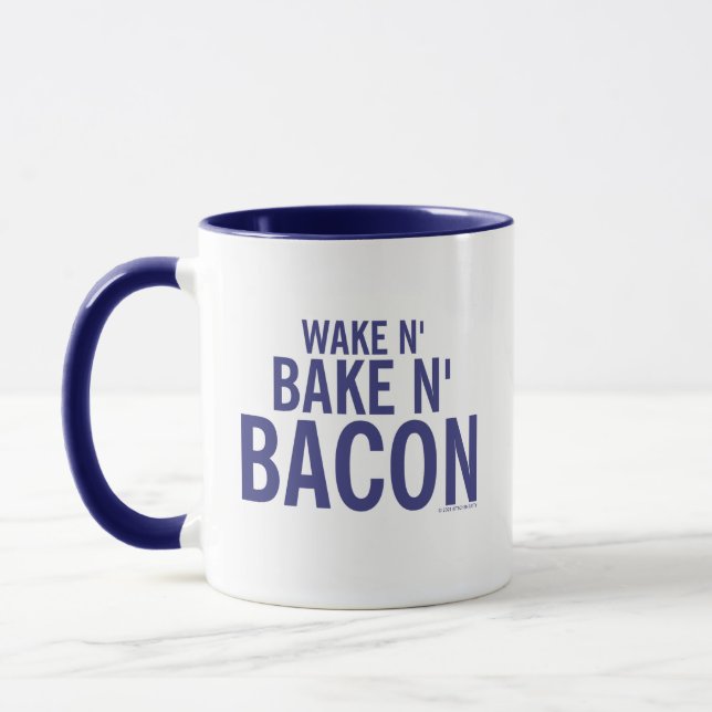 Köksfet Wake N' Bacon Mugg Deli Blå (Vänster)