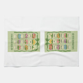 Kökshanddufrukt av Spirit Tea Kopp med blomma Kökshandduk