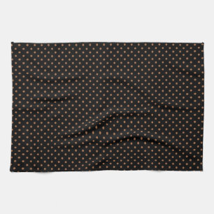 Kökshandduk 16 x 24 punkter Mörk Brun svart