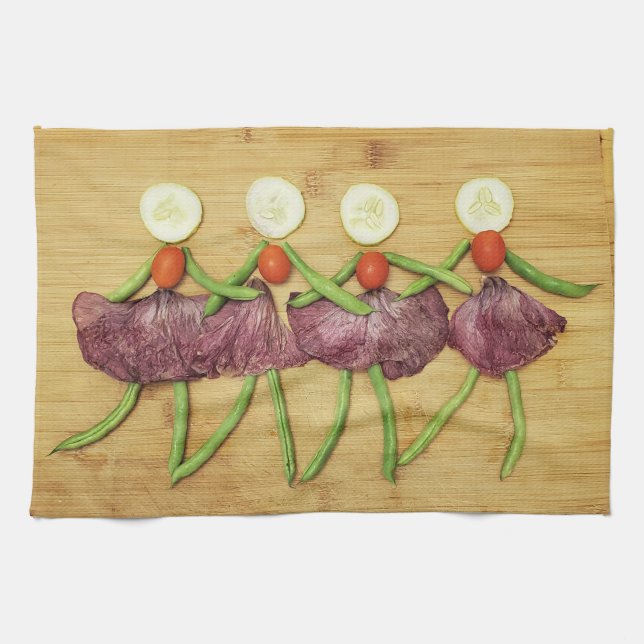 Kökshandduk av typen VegARTable Chorus (Horisontell)