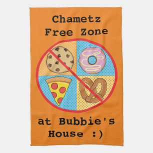 Kökshandduk "Chametz Free Zon"