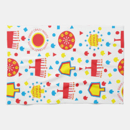 Kökshandduk "COLORFUL CRAZY 8"