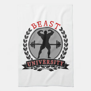 Kökshandduk för beastuniversitetenBodybuilding