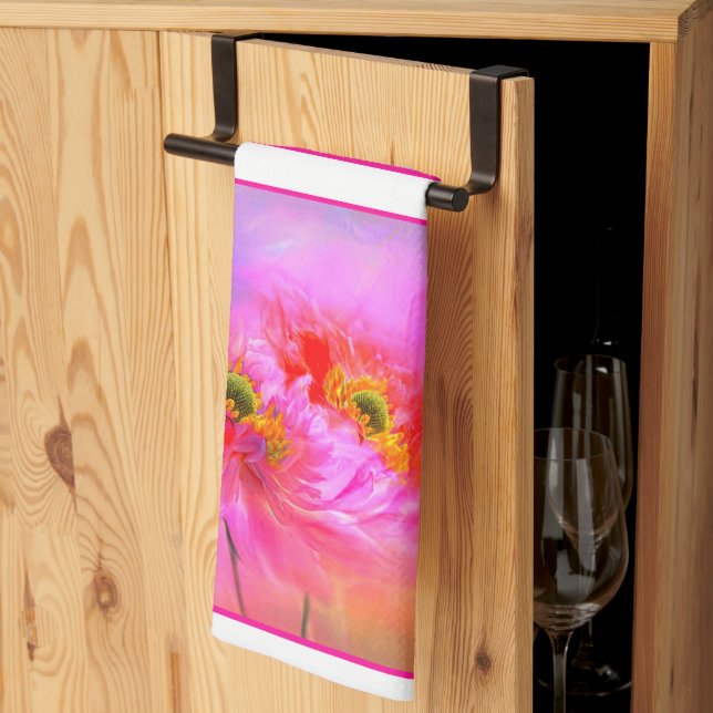 Kökshandduk för blommigt (Thirds Fold)