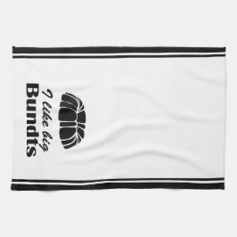 Kökshandduk för Bundt tårtahumor