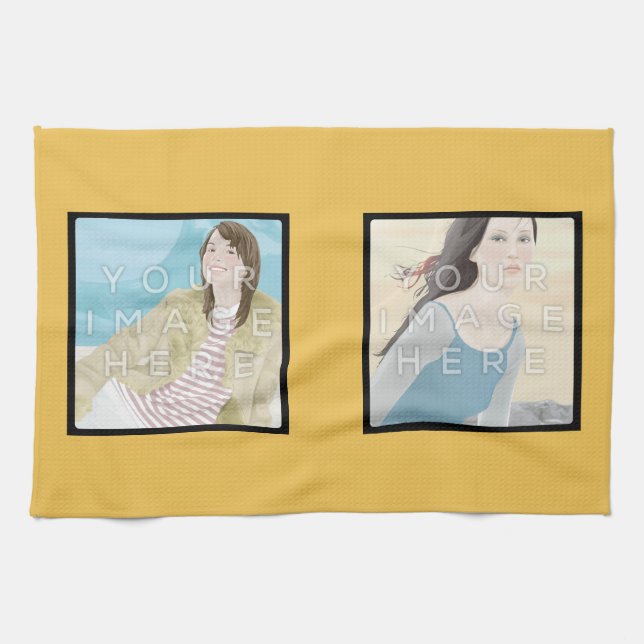 Kökshandduk för Instagram 2-Photo (Horisontell)