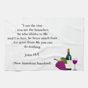 Kökshandduk för John 15:5Verse