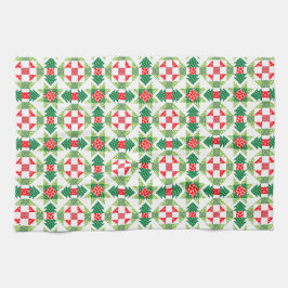 Kökshandduk för jullappar