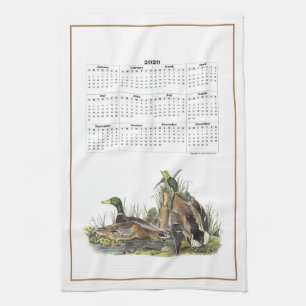 Kökshandduk för kalender för klassikernatur 202