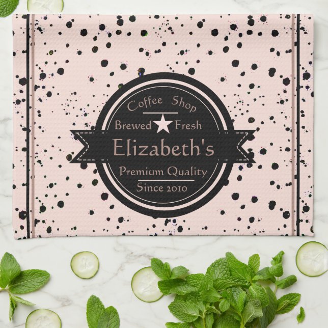 Kökshandduk för logotyp av personlig  (Vikta)