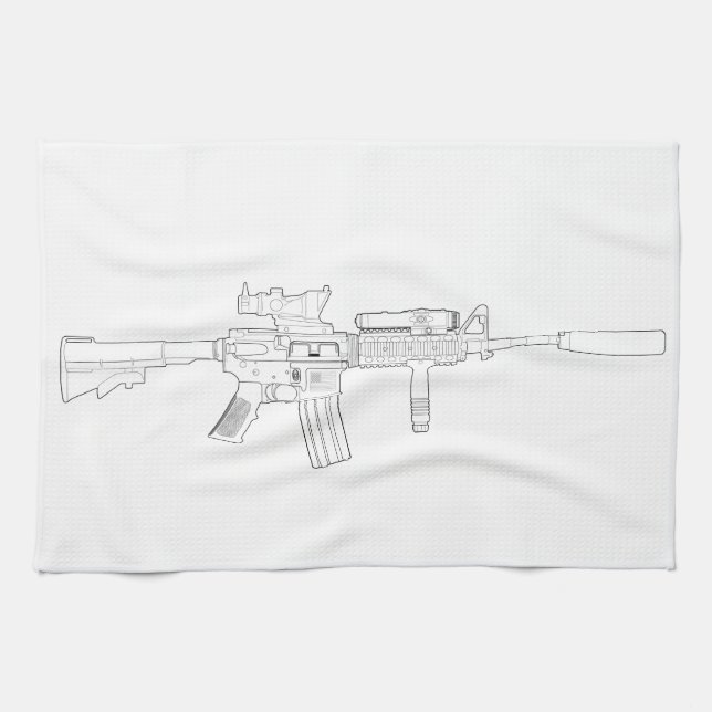 Kökshandduk för M4 SOPMOD (Horisontell)