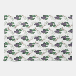 Kökshandduk för mönster av land-druva