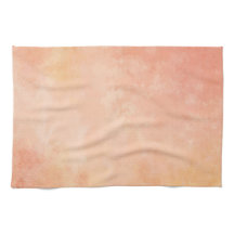 Kökshandduk för persikavattenfärgdesign