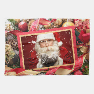 Kökshandduk för Santa/anpassningsbarna PHOTO