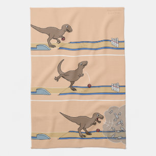 Kökshandduk för TyrannosaurusRex bowling