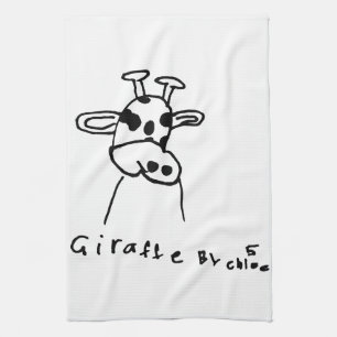 Kökshandduk för ungekonstgiraff