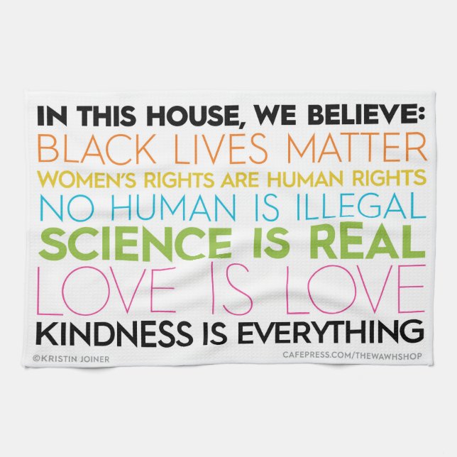 Kökshandduk "i för detta hus" (Horisontell)