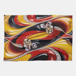 Kökshandduk med belgisk Färg design