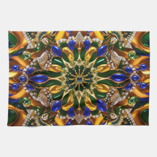 Kökshandduk med brasiliansk Färg design