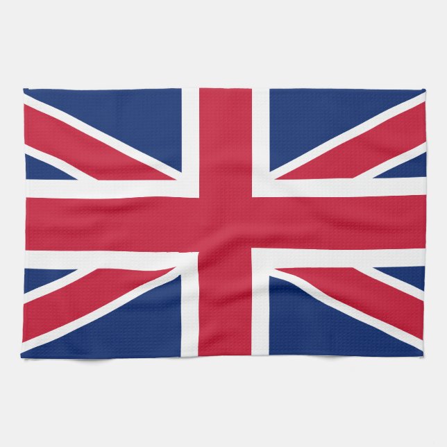 Kökshandduk med brittisk Flagga (Horisontell)