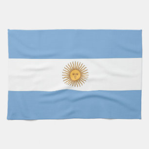 Kökshandduk med Flagga av Argentina
