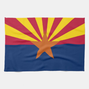 Kökshandduk med Flagga av Arizona, USA